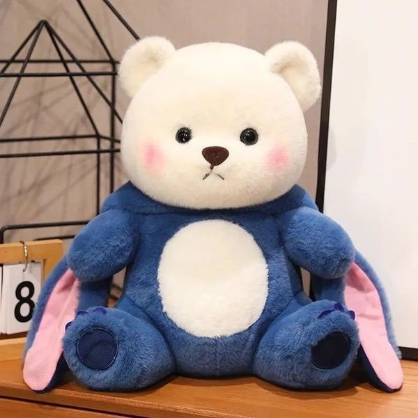 Мягкая игрушка Мишка в костюме Стич 50см 2145096076 фото