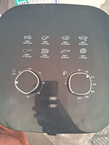 Аэрофритюрница 10л безоливная мультипечь 2200W Электрофритюрница для жарки без масла Silver Love 440740 фото