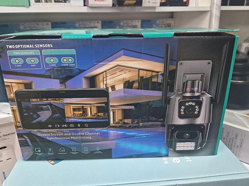 Wi-Fi камера TS-31W Подвійний об'єктив Нічний режим Гучний зв'язок | IP-камера вулична  TS-31W фото