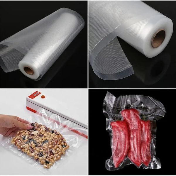 Вакуумні пакети рулон 20&times;500 см (5м) гофровані | Плівка для вакууматора, Sous Vide 20смрифл фото
