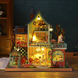 3D Румбокс конструктор з дерева розвіваючий Будиночок у джунглях DIY Dollhouse + Пилозахисний купол лісовий будинок будинок у лісі SKU: ES002-B фото 6