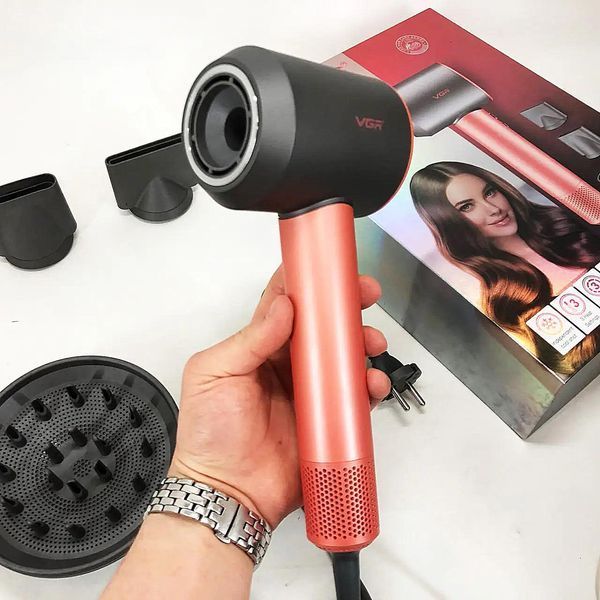 Професійний фен VGR V-440 1400 Вт | 3 режими обдування та температури | 3 насадки боб23 дайсон vgr 440 фото