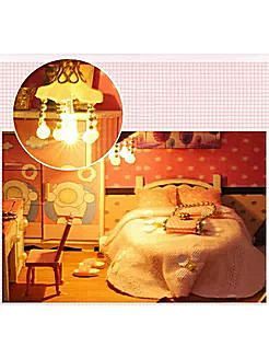 Конструктор Румбокс сердце розовое спальня День Св.Валентина DIY Dollhouse Арт.В005 РОЖЕВИЙ фото