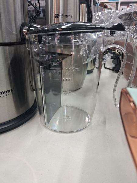 Соковитискач електричний 4в1 Hoffmans HM-680 | М'ясорубка, Блендер, Подрібнювач, Соковитискач 1500Вт скляна колба Соковитискач Hoffmans 4in1 HM-680 фото