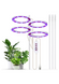 Фитолампа для растений 4 кольца LED Grow Light USB | Лампа для рассады и комнатных растений с таймером фітокільця фото 1