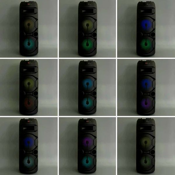 Караоке колонка Bluetooth 80 см ZQS8220S | Party Speaker 2&times;8&rdquo; 40W з мікрофоном та RGB підсвіткою zqs8220s фото