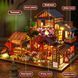 3D Румбокс DIY Японский дом ресторан с подсветкой | интерьерный конструктор 34&times;26&times;25 см, подарочный набор от 13 лет P015ЯПОНСЬ фото 4