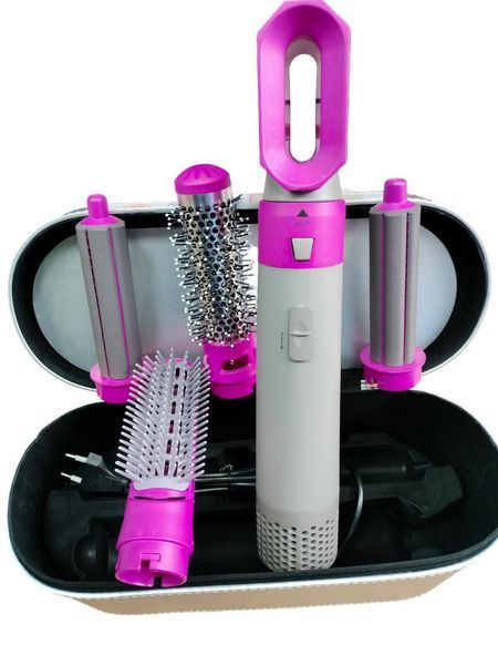 Стайлер фен для волос HAIR BRUSH Дайсон 5в1 + кейс леопардовый тіц тц фото