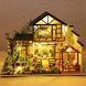 DIY Домик-конструктор &laquo;Цветочный Сад&raquo; с LED-подсветкой и куполом &ndash; 3D румбокс для сборки, миниатюра интерьер Арт.Р010-В фото 6