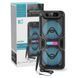 Караоке колонка GTS-1701 2x8" з мікрофоном, Bluetooth, підсвічуванням, FM, USB, TWS | Акумуляторна колонка-валіза GTS-1701 фото 1