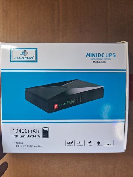 10400mAh 18W ДБЖ для роутера безперебійник джерело безперебійного живлення UPS DC1018P 2300791422 фото
