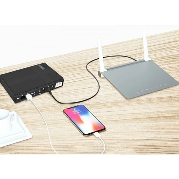 10400mAh 18W ДБЖ для роутера безперебійник джерело безперебійного живлення UPS DC1018P 2300791422 фото