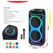 Портативна колонка Bluetooth 40W NDR-820 Караоке, мікрофон, RGB, USB, TF ndr820 фото 5