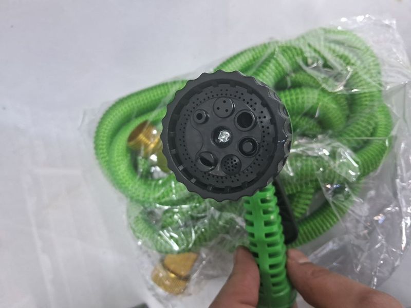 Шланг для поливу 7.5м із пістолетом Садовий шланг Magic Hose компактний із латунними з'єднаннями. 1626,75 фото Шланг для поливу 7.5м із пістолетом Садовий шланг Magic Hose компактний із латунними з'єднаннями. 1626,75 фото