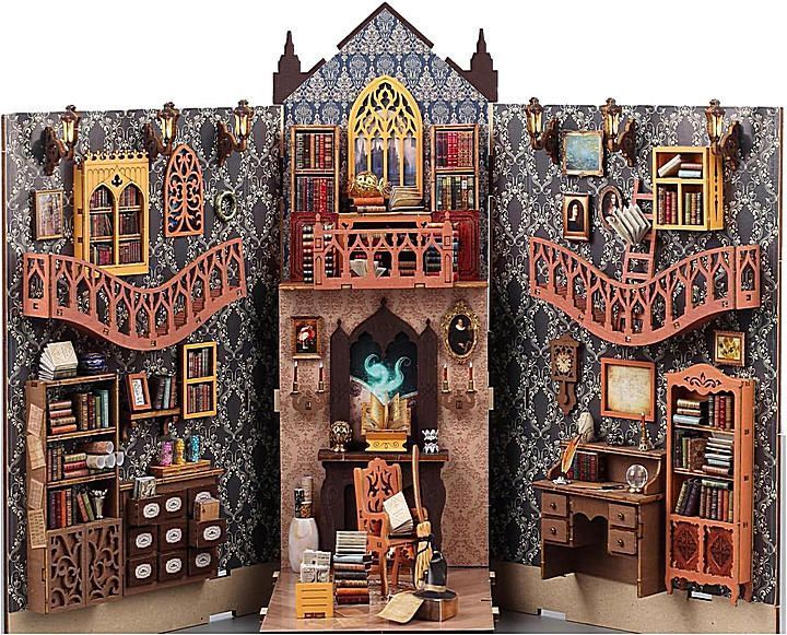 Book Nook DIY Magic Library &ndash; Румбокс &laquo;Волшебная библиотека&raquo; с подсветкой 25-168 фото