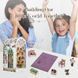 Book Nook DIY &laquo;Квітковий будинок&raquo; &ndash; румбокс з LED-підсвічуванням, 29&times;18.5&times;11 см, білий 25-167 фото 5