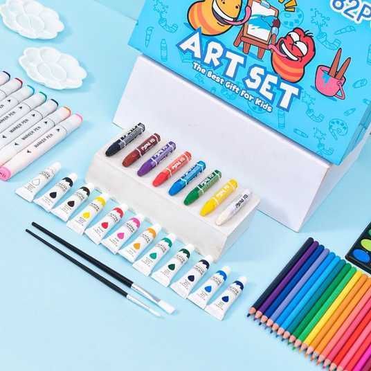 Набор юного художника для рисования и творчества Art Set на 82 предмета 4256 фото