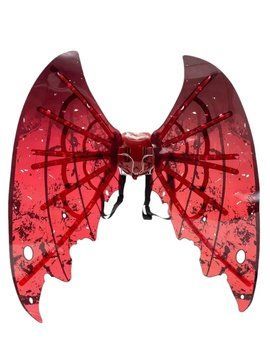 Детские светящиеся крылья дракула со звуком на батарейках Красные shadow angel №2 фото