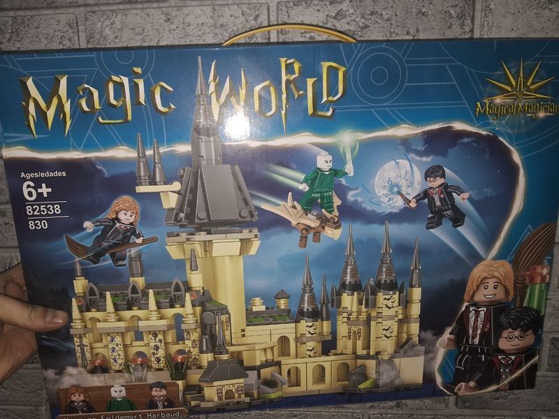 Конструктор Магічний замок 830 деталей із фігурками Великий 3D набір для дітей та підлітків 830хогв фото