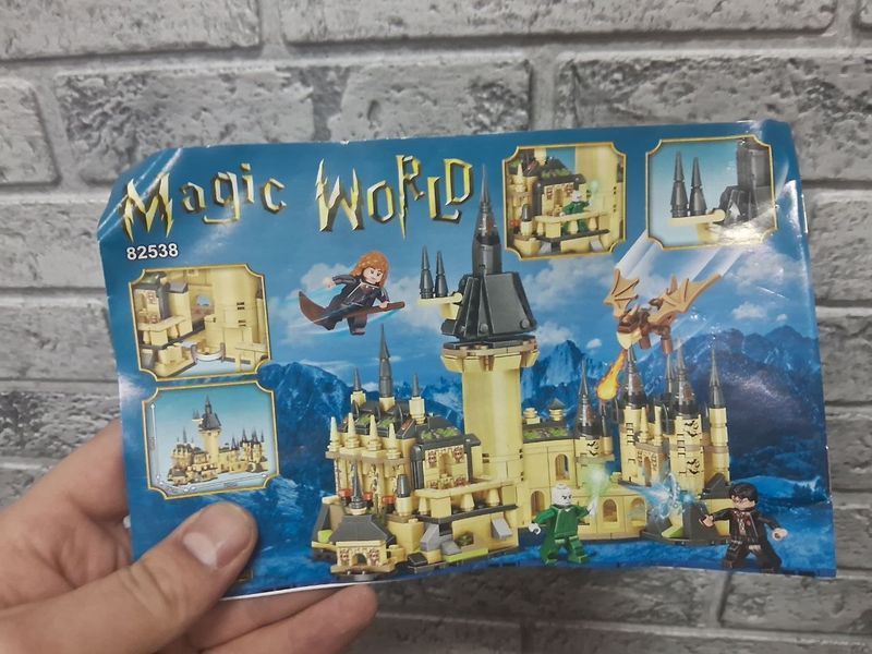 Конструктор Магічний замок 830 деталей із фігурками Великий 3D набір для дітей та підлітків 830хогв фото