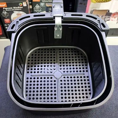 Аерогриль XXL 2300W 15L з сенсорним LCD дисплеєм | Фритюрниця без олії, 12 програм, швидке нагрівання 15лсілвергрлиь фото