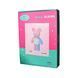 Конструктор 3D Magic Blocks у вигляді ведмедика Bearbrick 40 см 3031 деталей рожевий ведмедик з блакитним 9094 фото 3
