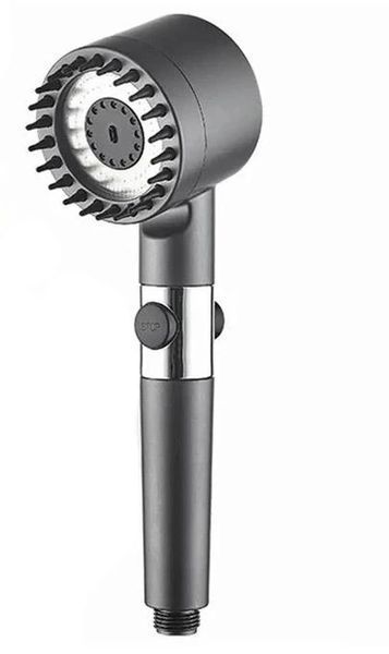 Лейка для душа массажная высокое давление 3 режима турболейка TURBOCHARGED SHOWER HEAD 1996275022 фото