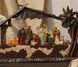 Рождественский музыкальный вертеп с подсветкой и блестками 34&times;10&times;20 см | Декоративная сцена Рождества USB різдво55 фото 2