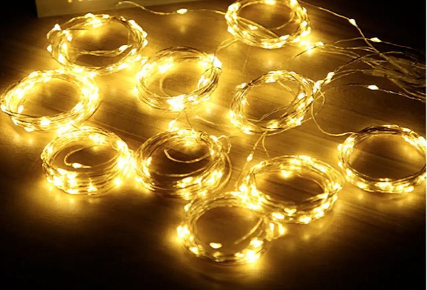 Гірлянда штора 300 LED з крючками мідна з пультом Водоспад 3м х 3м GSH3*3dtop фото