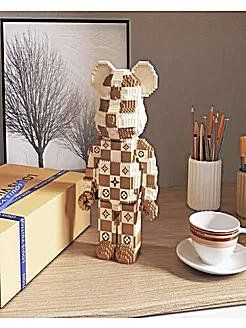 конструктор 3д мишка луи витон Bearbrick bear 0000 фото