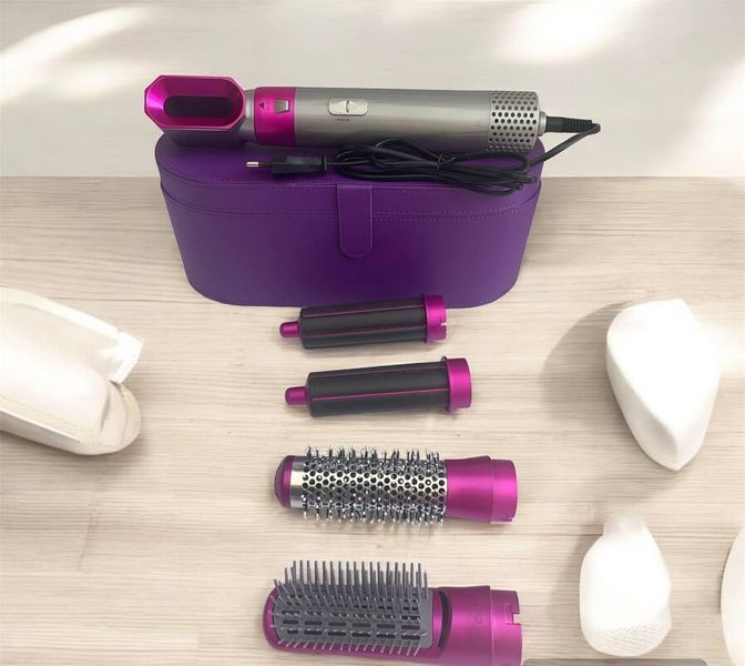 Мультистайлер 5 в 1 HAIR BRUSH фен-стайлер з іонізацією, 1000 Вт у подарунковому кейсі 2311823317 фото