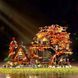 Большой 3D конструктор &laquo;Осенний домик на дереве&raquo; 4786 деталей с LED подсветкой и акриловым куполом &ndash; микроблоки, декор для интерьера 3113 осінній дім в лісу фото 6