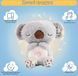 Мягкая игрушка коала ночник с функцией дыхания серая коаласіра фото 3