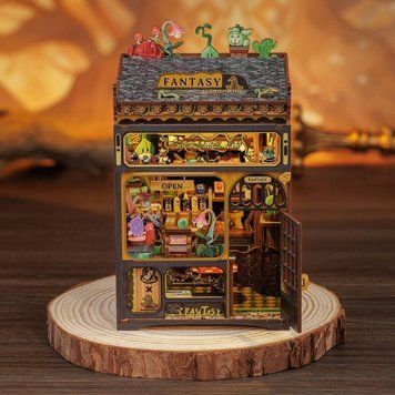Румбокс Книжный уголок "Магазин фантастических растений" | Fantasy Plant Shop 282 деталей, 23&times;18&times;11 см, 15 часов уборки 0113 фото