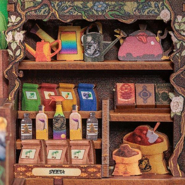 Румбокс Книжный уголок "Магазин фантастических растений" | Fantasy Plant Shop 282 деталей, 23&times;18&times;11 см, 15 часов уборки 0113 фото