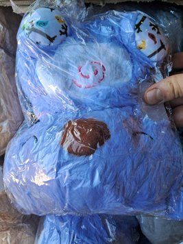 Нічник Дихаюча Коала 25 см дитяча м'яка іграшка в пакеті , синя синя коала фото
