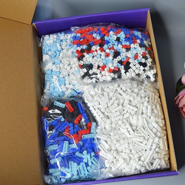 Конструктор у вигляді зайчика Chanel Magic Blocks 50см шанель 9091 шанель заєць фото