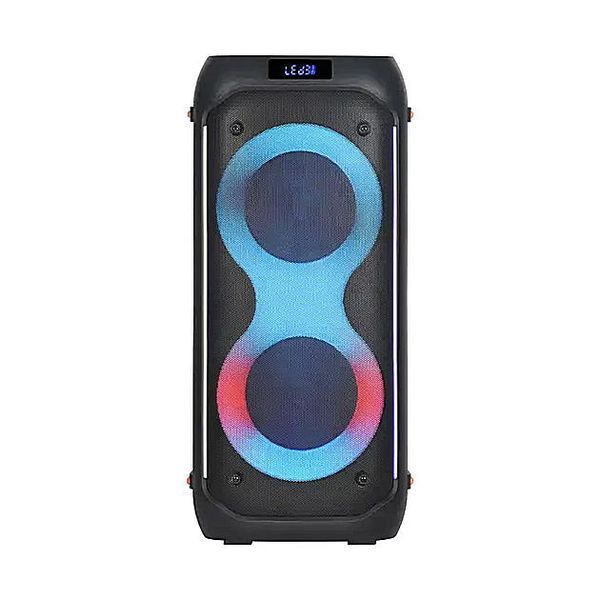 Портативна Bluetooth колонка NDR-610/8892 60см, 60Вт, акумулятор 4500mAh, мікрофон, пульт ДУ, світломузика RGB, чорна ndr610 90 фото