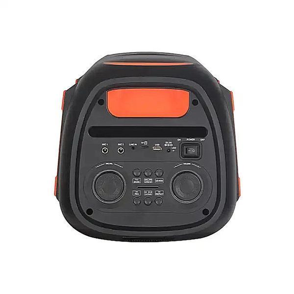 Портативна Bluetooth колонка NDR-610/8892 60см, 60Вт, акумулятор 4500mAh, мікрофон, пульт ДУ, світломузика RGB, чорна ndr610 90 фото
