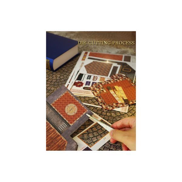 Румбокс Book Nook "Twilight Book Shop" | 3D деревянный конструктор с LED-подсветкой, миниатюрный книжный магазин для книжной полки ES-017-A фото