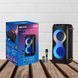 Портативна Bluetooth колонка NDR-610/8892 60см, 60Вт, акумулятор 4500mAh, мікрофон, пульт ДУ, світломузика RGB, чорна ndr610 90 фото 1