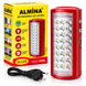 Акумуляторний ліхтар Almina 2606L 24 LED з повербанком &ndash; переносний світлодіодний світильник для дому, зарядка 220 В 24alm фото 4