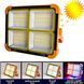 Потужний ліхтар - прожектор із сонячною панеллю та функцією Power bank Solar LED light 12000 mAH 4407003 фото 2