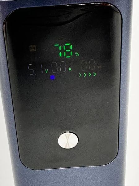 Powerbank 20000 mAh 100W с быстрой зарядкой для ноутбука и смартфона Type-C, USB, LED-дисплей луна20100в фото