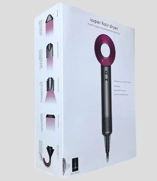 Профессиональный фен Super Hair Dryer 5в1 PRO с турбо режимом и ионизацией с 5 насадками для укладки волос 160 2132407075 фото