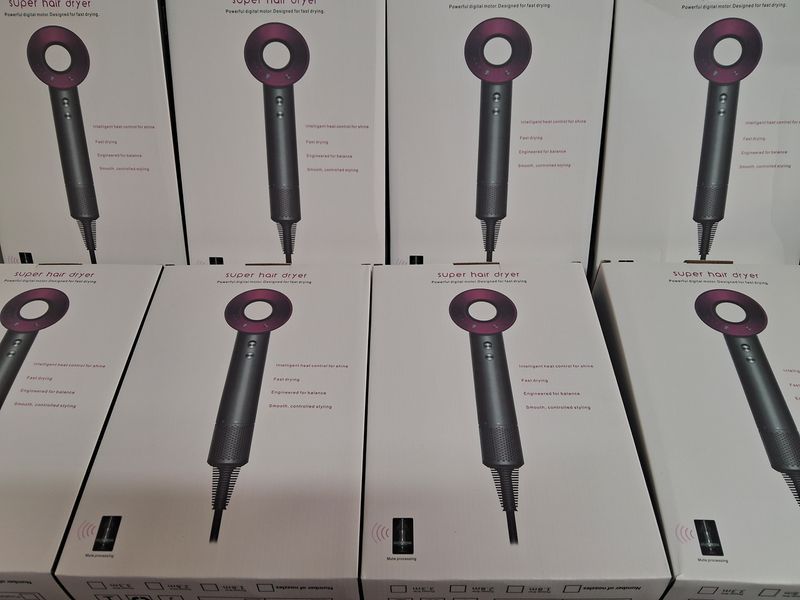 Профессиональный фен Super Hair Dryer 5в1 PRO с турбо режимом и ионизацией с 5 насадками для укладки волос 160 2132407075 фото