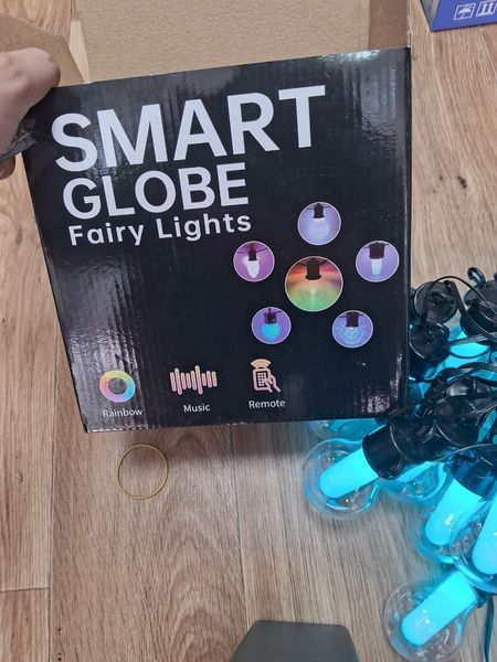 Гирлянда Smart RGB с пультом Лампа Ретро цветная USB 20шт блютуз управления через телефон 100002 фото