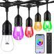 Гирлянда Smart RGB с пультом Лампа Ретро цветная USB 20шт блютуз управления через телефон 100002 фото 2