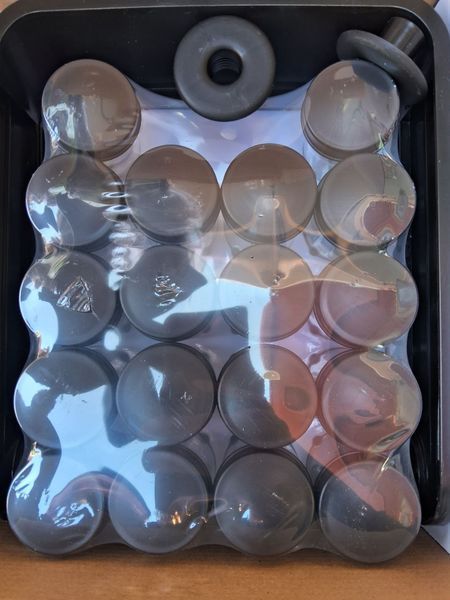 Органайзер карусель для спецій Spice Rack на підставці 360 із 18 скляними баночками ємністю 100 мл. Чорний 330361 фото