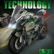 Конструктор мотоцикл Kawasaki H2R 1968 деталей Tech MOC набір 1:5, модель з підсвічуванням, подарунок для дітей та дорослих. G72103 фото 7